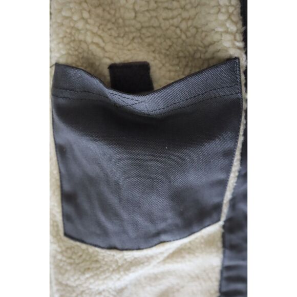 Wrangler Riggs Workwear Men's Sz XL Charcoal Duck Sherpa Lined Full Zip Jacket - Picture 9 of 12